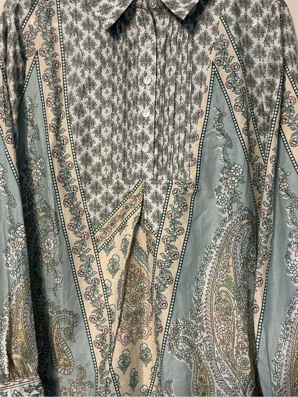 Soft Surroundings Pastel Paisley Tunic - Picture 3 of 8